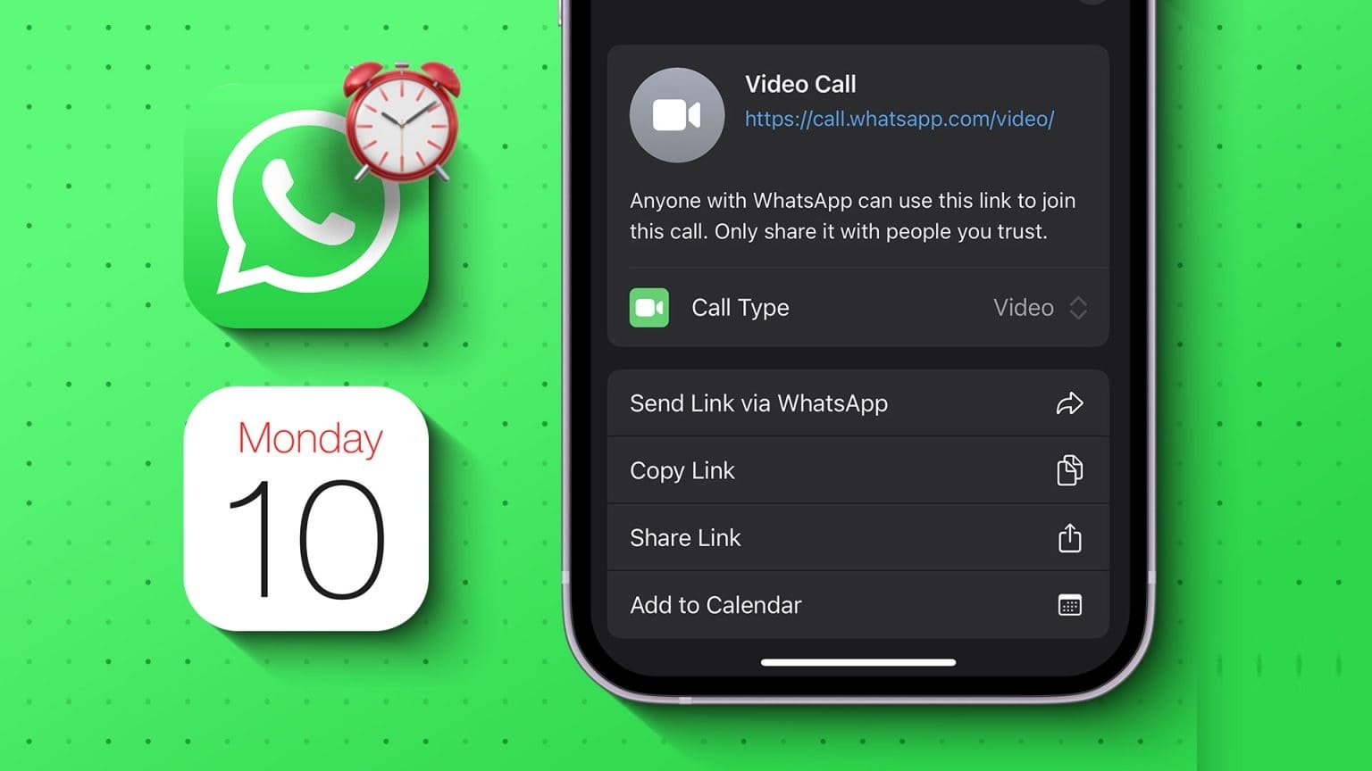 كيفية جدولة مكالمات WhatsApp في تطبيق Calendar على iPhone - %categories