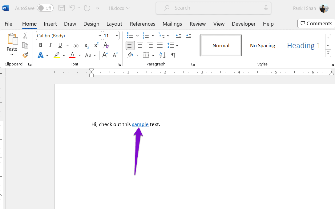 Hyperlinks-in-Word أفضل 6 طرق لإصلاح عدم عمل الارتباطات التشعبية في Microsoft Word على Windows