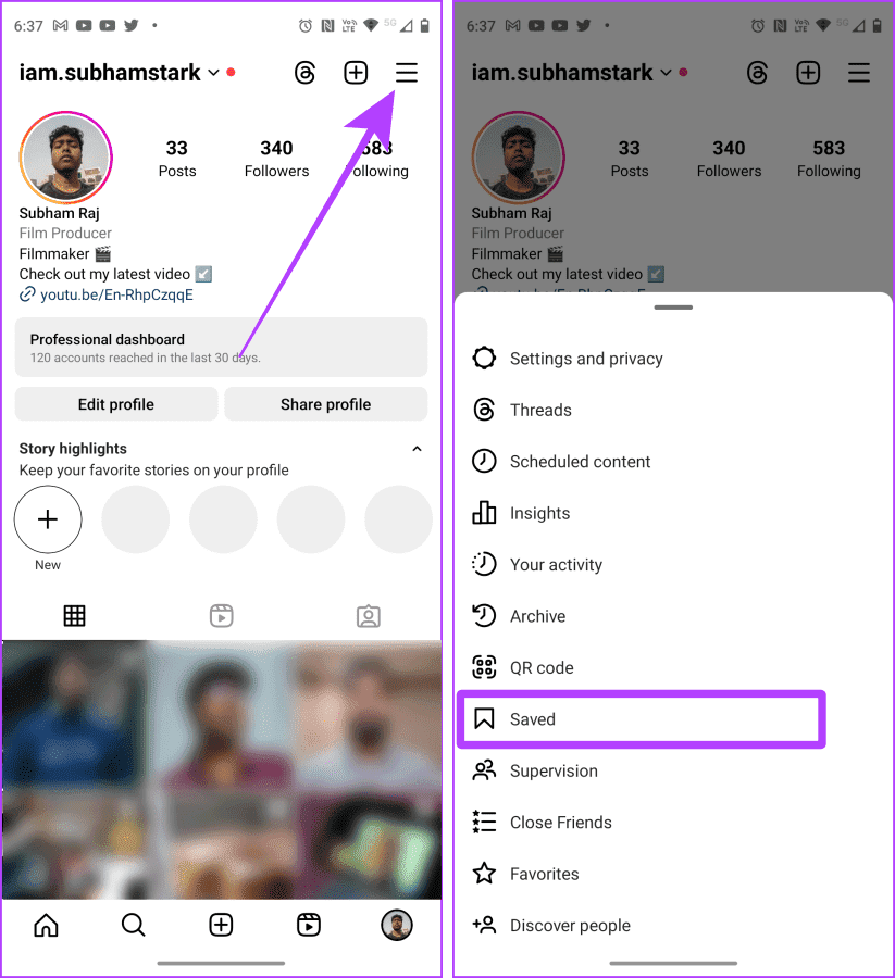 Instagram-Profile-copy كيفية إلغاء الإعجاب أو إلغاء حفظ جميع المنشورات على Instagram دفعة واحدة