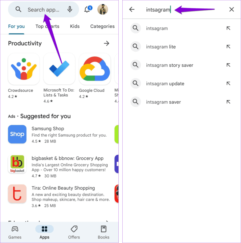 Instagram-on-Play-Store-1524x1536-1 أفضل 5 طرق لإصلاح حظر رسائل Instagram على Android و iPhone
