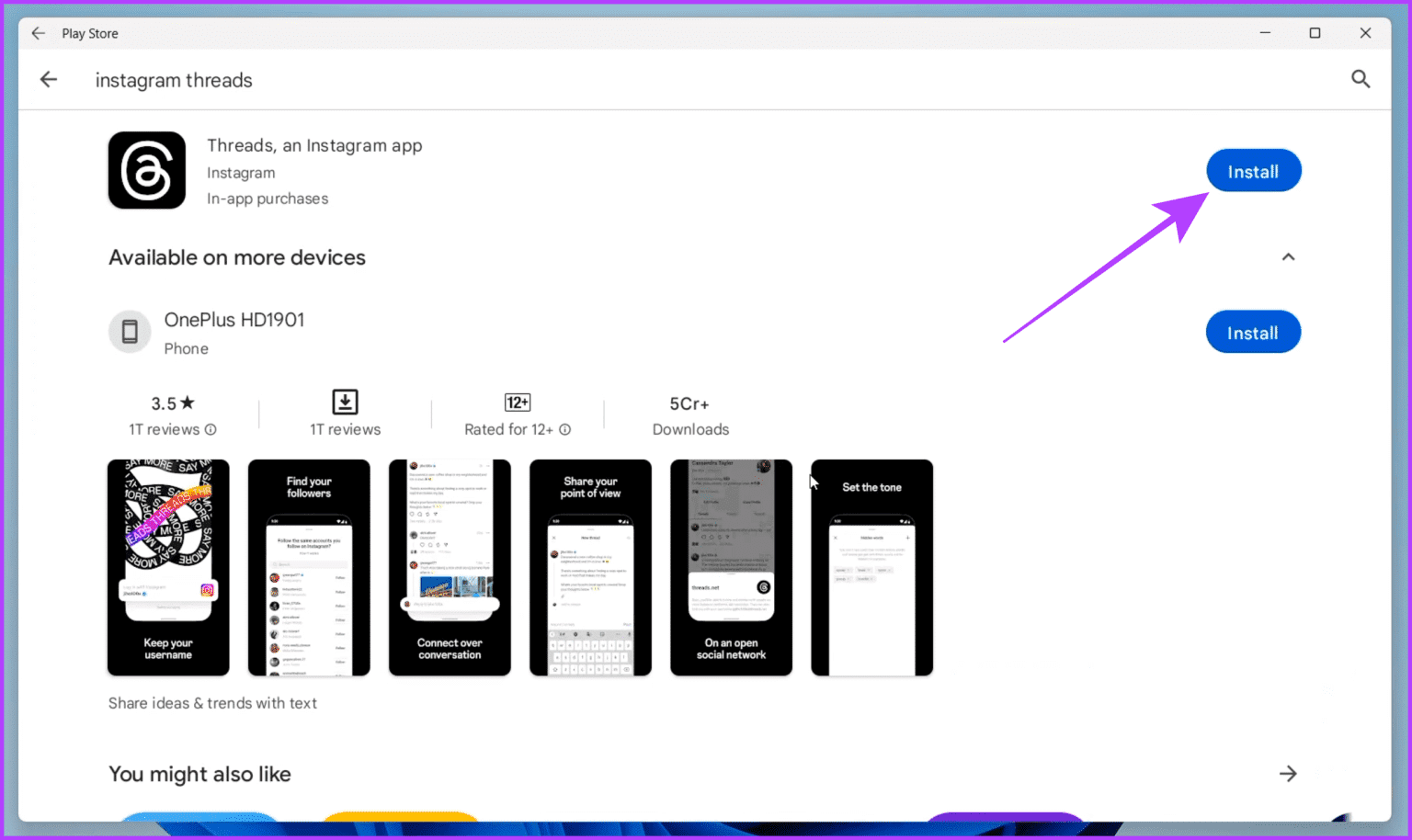 Install-Threads-App-on-your-Windows-PC-1536x914-1 كيفية استخدام Threads على جهاز الكمبيوتر و Mac