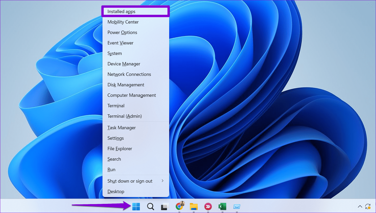 Installed-Apps-on-Windows-1 أفضل 6 طرق لإصلاح عدم حفظ المسودات في Microsoft Outlook على Windows
