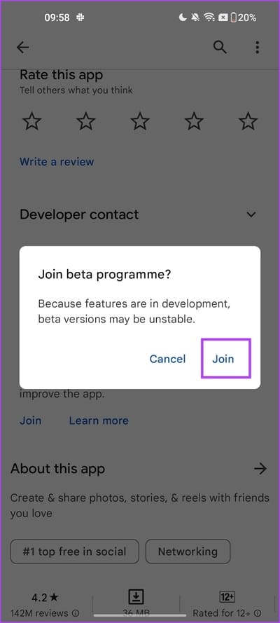 Join كيفية ترك البرنامج التجريبي Beta على متجر Google Play