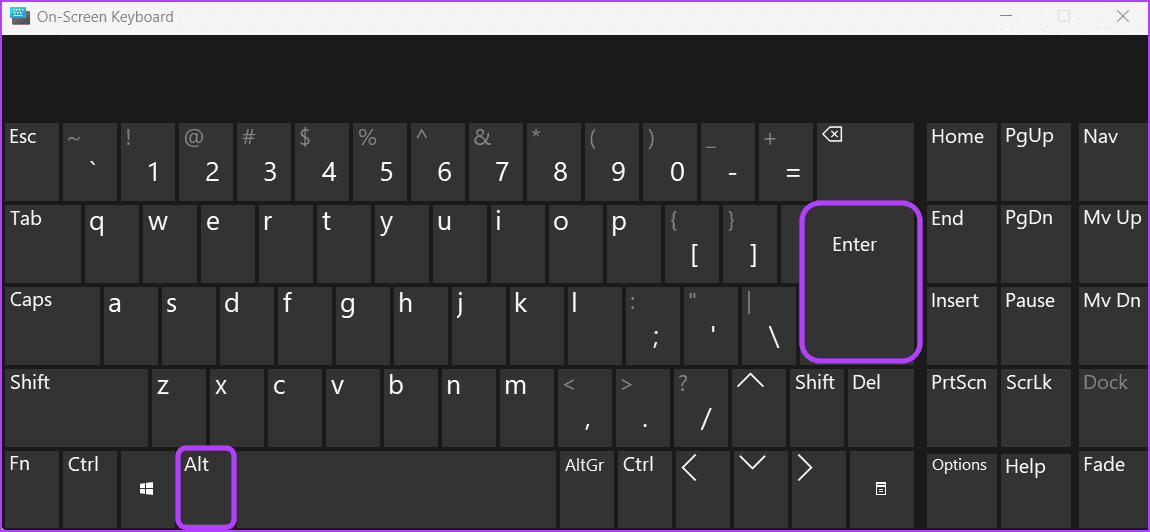 Keyboard-Shorcut أفضل 6 طرق لإصلاح عدم فتح الألعاب في وضع ملء الشاشة على Windows 11
