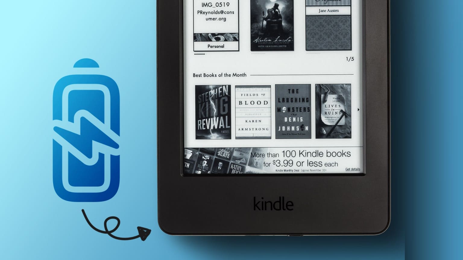 Kindle-Battery-Draining-Fast-1536x864-1 5 طرق لإصلاح مشكلة عدم تشغيل Kindle