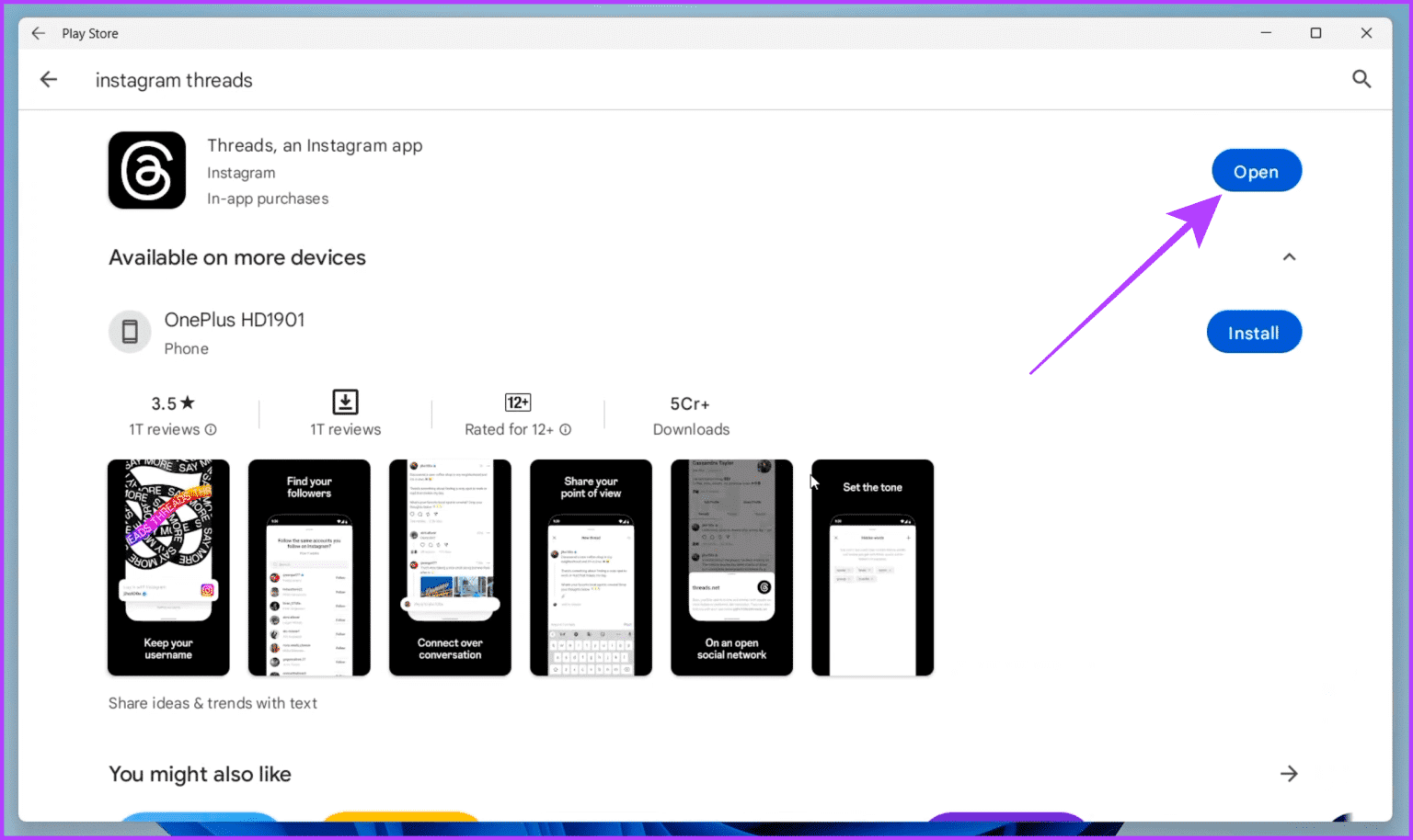 Launch-Threads-App-on-your-Windows-PC-1536x914-1 كيفية استخدام Threads على جهاز الكمبيوتر و Mac
