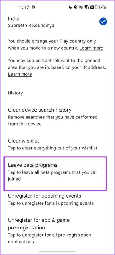 Leave-Beta-Programs كيفية ترك البرنامج التجريبي Beta على متجر Google Play