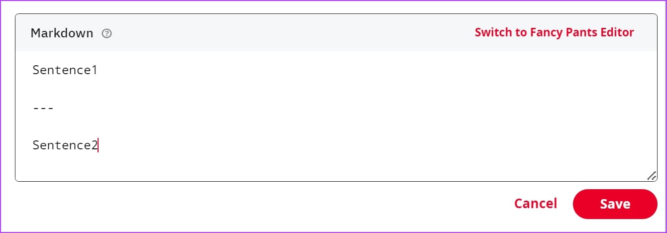 Line-Break-type كيفية استخدام تنسيق النص على Reddit باستخدام وضع Markdown
