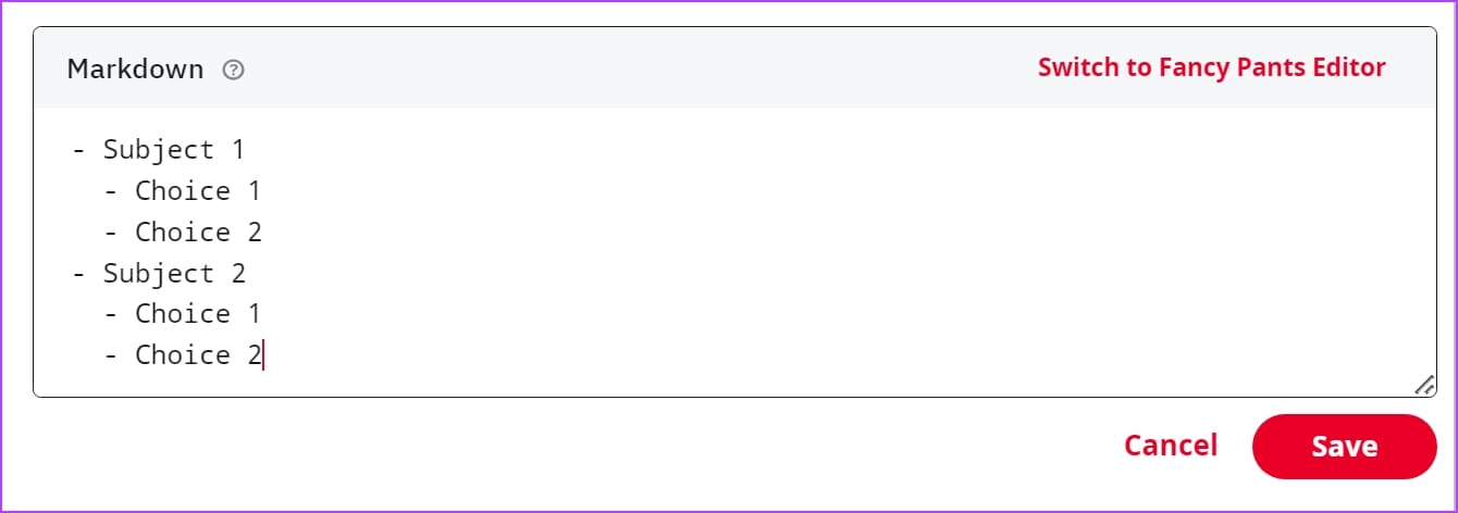 List3-type كيفية استخدام تنسيق النص على Reddit باستخدام وضع Markdown