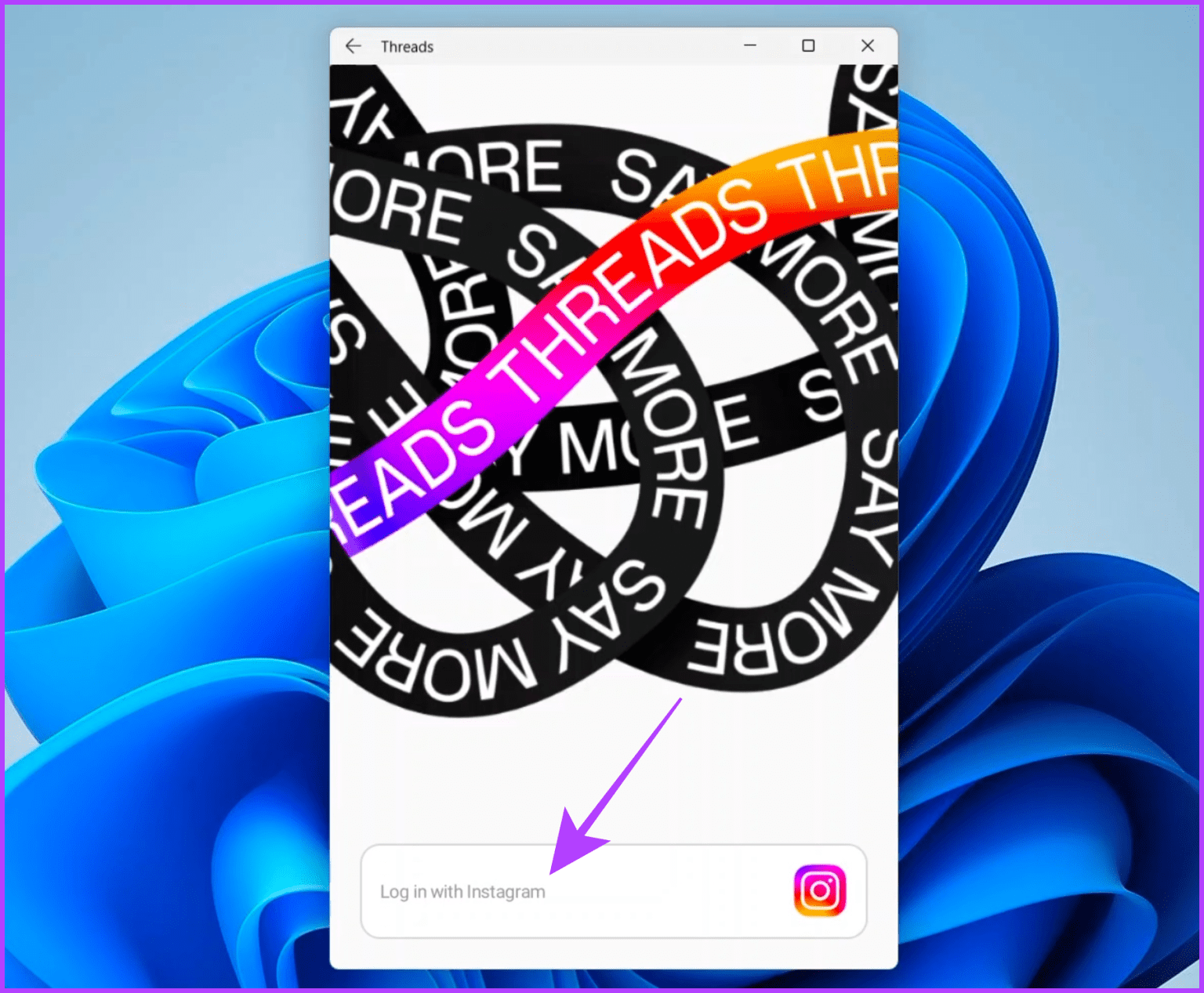 Login-to-Threads-on-your-Windows-PC-1536x1267-1 كيفية استخدام Threads على جهاز الكمبيوتر و Mac