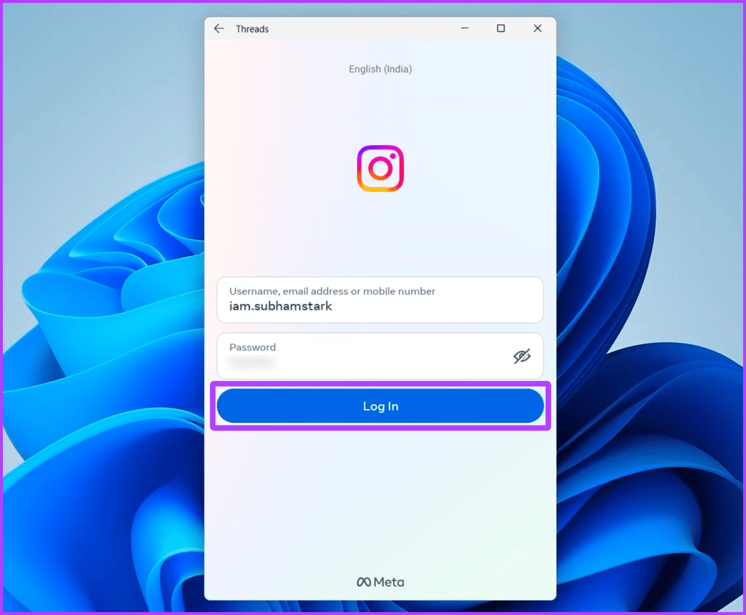 Login-to-Threads-with-your-Instagram-account-1536x1267-1 كيفية استخدام Threads على جهاز الكمبيوتر و Mac