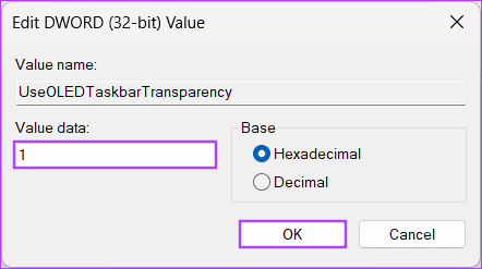 Make-Taskbar-Transparent-in-Windows-11_2 3 طرق لجعل شريط المهام شفافًا في Windows 11