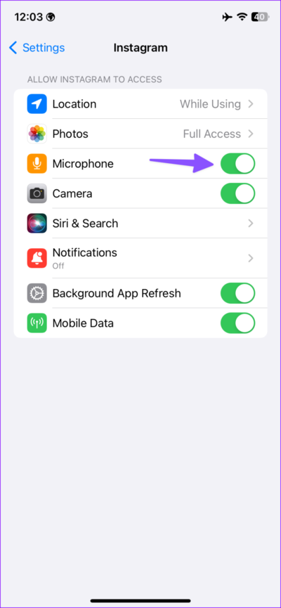 Microphone-Not-Working-on-Instagram-2-710x1536-1 أفضل 10 طرق لإصلاح عدم عمل الميكروفون على Instagram
