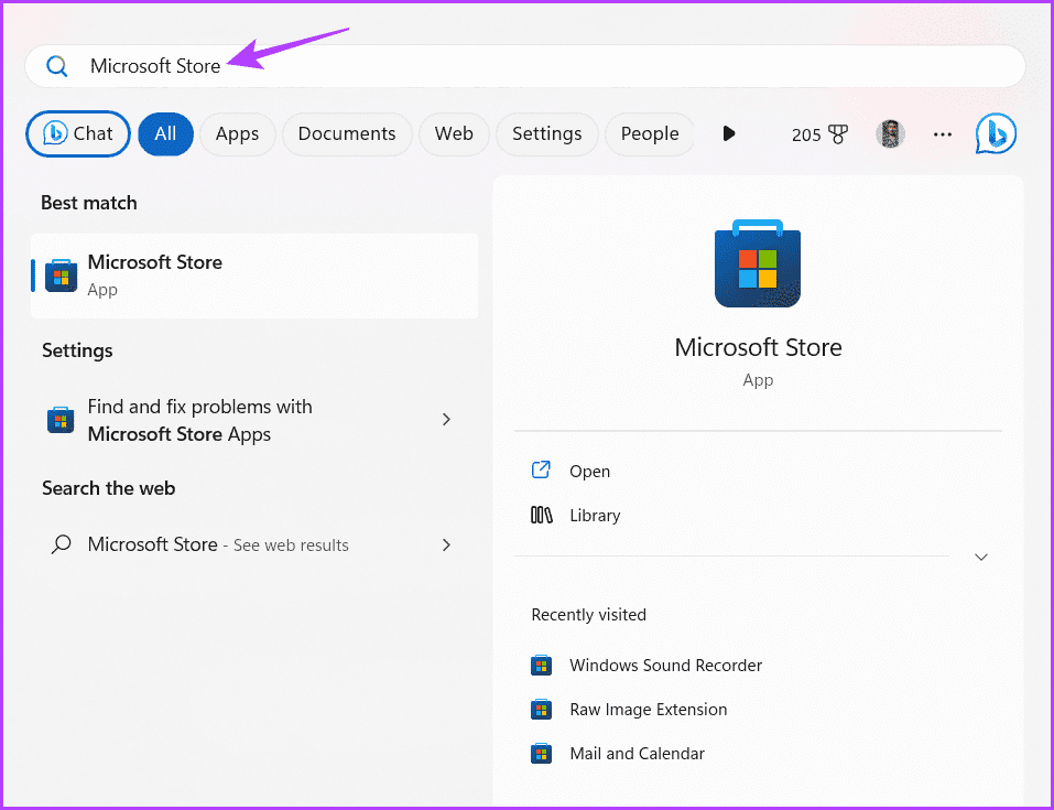 Microsoft-Store-3 أفضل 5 طرق لإصلاح عدم عمل مسجل الصوت على Windows 11