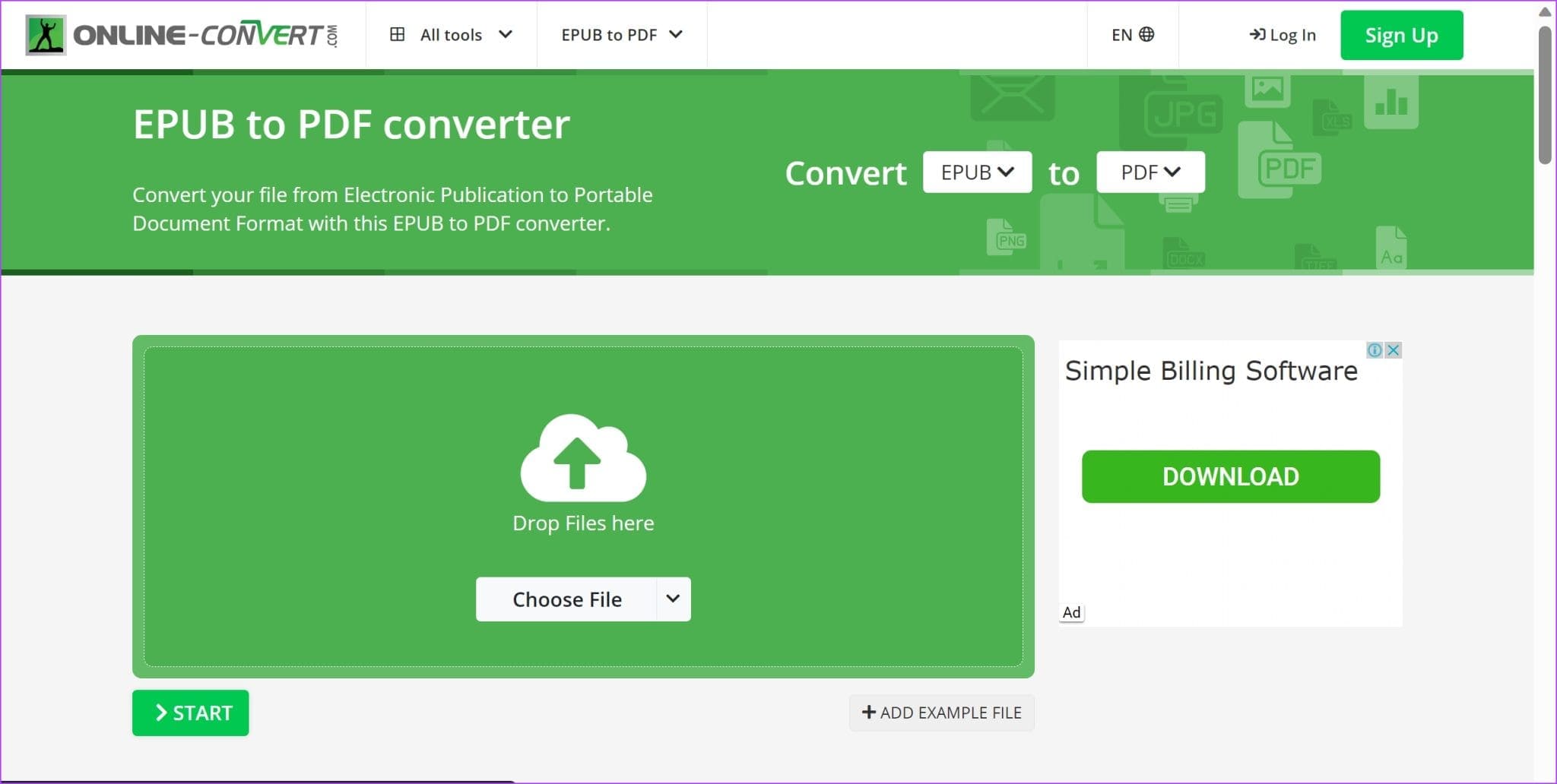 Online-Convert-2048x1032-1 أفضل 5 طرق لتحويل من EPUB إلى PDF (أو PDF إلى EPUB) لسطح المكتب والجوال