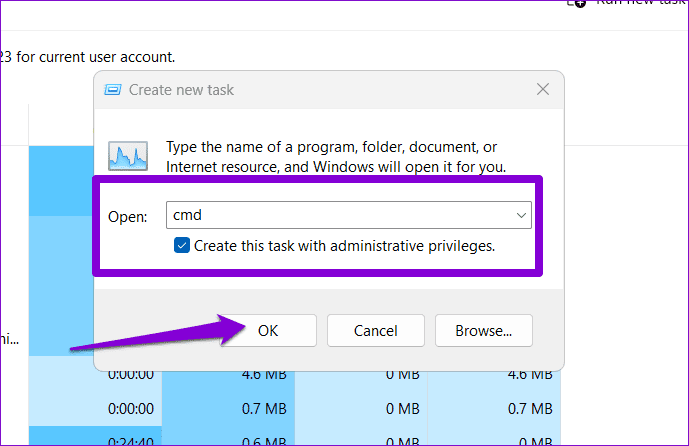 Open-CMD أفضل 6 طرق لإصلاح نظام Windows PC عالق على يرجى الانتظار حتى ظهور شاشة GPSVC
