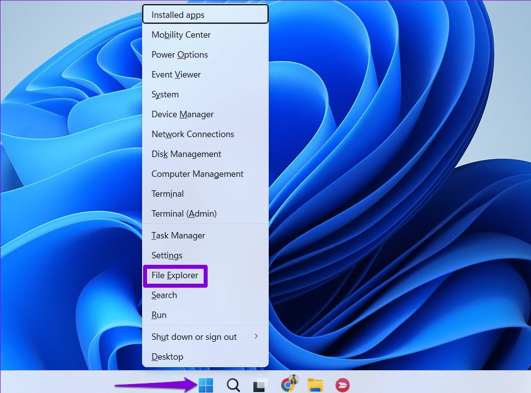 Open-File-Explorer-on-Windows-e1688656092813 أفضل 6 طرق لإصلاح عدم عرض محرك أقراص USB للملفات والمجلدات على Windows 11