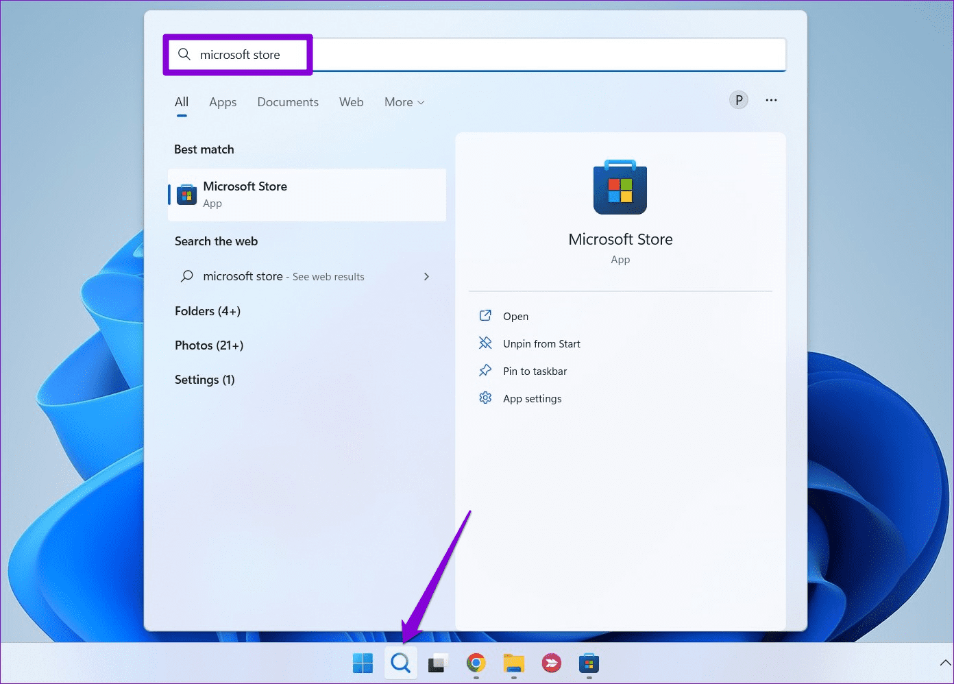 Open-Microsoft-Store أهم 6 طرق لإصلاح تعذر تسجيل الدخول إلى Microsoft OneNote على Windows