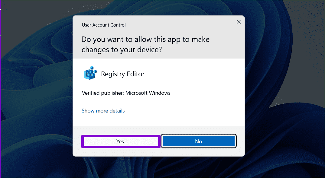 Open-Registry-UAC-Prompt-1 أفضل 6 طرق لإصلاح تعذر تشغيل ملفات EXE على Windows 11