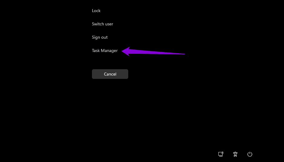 Open-Task-Manager-on-Windows-11 أفضل 6 طرق لإصلاح نظام Windows PC عالق على يرجى الانتظار حتى ظهور شاشة GPSVC
