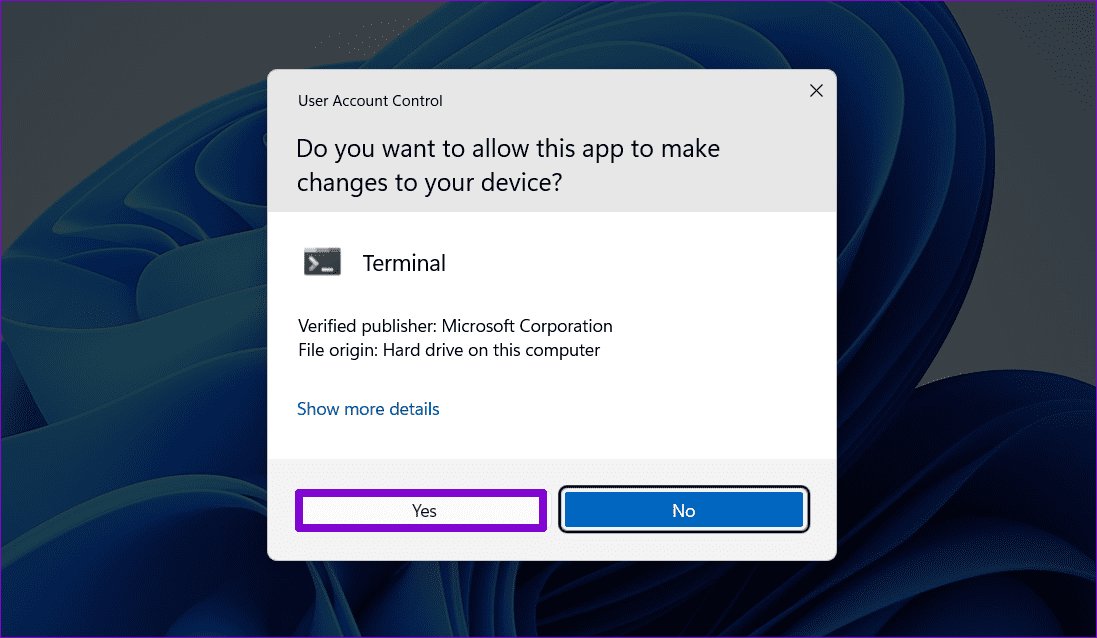Open-Terminal-UAC-Prompt-1 أفضل 3 طرق لإزالة الحماية ضد الكتابة من محركات أقراص USB وبطاقات SD على Windows 11