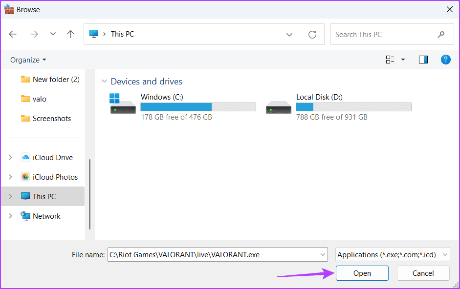 Open كيفية إصلاح عدم عمل الميكروفون في المحادثة الصوتية Valorant على Windows