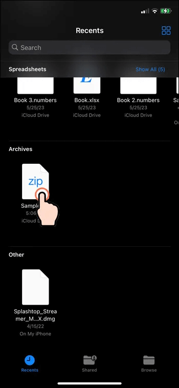 Opening-a-Zip-File-on-an-Apple-Mobile-Device-2-1 كيفية فتح ملف Zip
