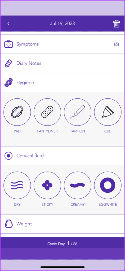 Period-TrackingIMG_5141-031-713x1536-1 أفضل 5 تطبيقات لتعقب الفترة (تعقب الدورة الشهرية) لنظامي Android و iOS