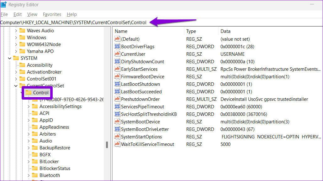 Registry-Editor-26 أفضل 3 طرق لإزالة الحماية ضد الكتابة من محركات أقراص USB وبطاقات SD على Windows 11