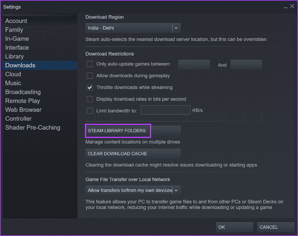 Repair-Steam-Library-Folder-1 أفضل 7 طرق لإصلاح خطأ "توقف Steam عند التحقق من التثبيت" في Windows