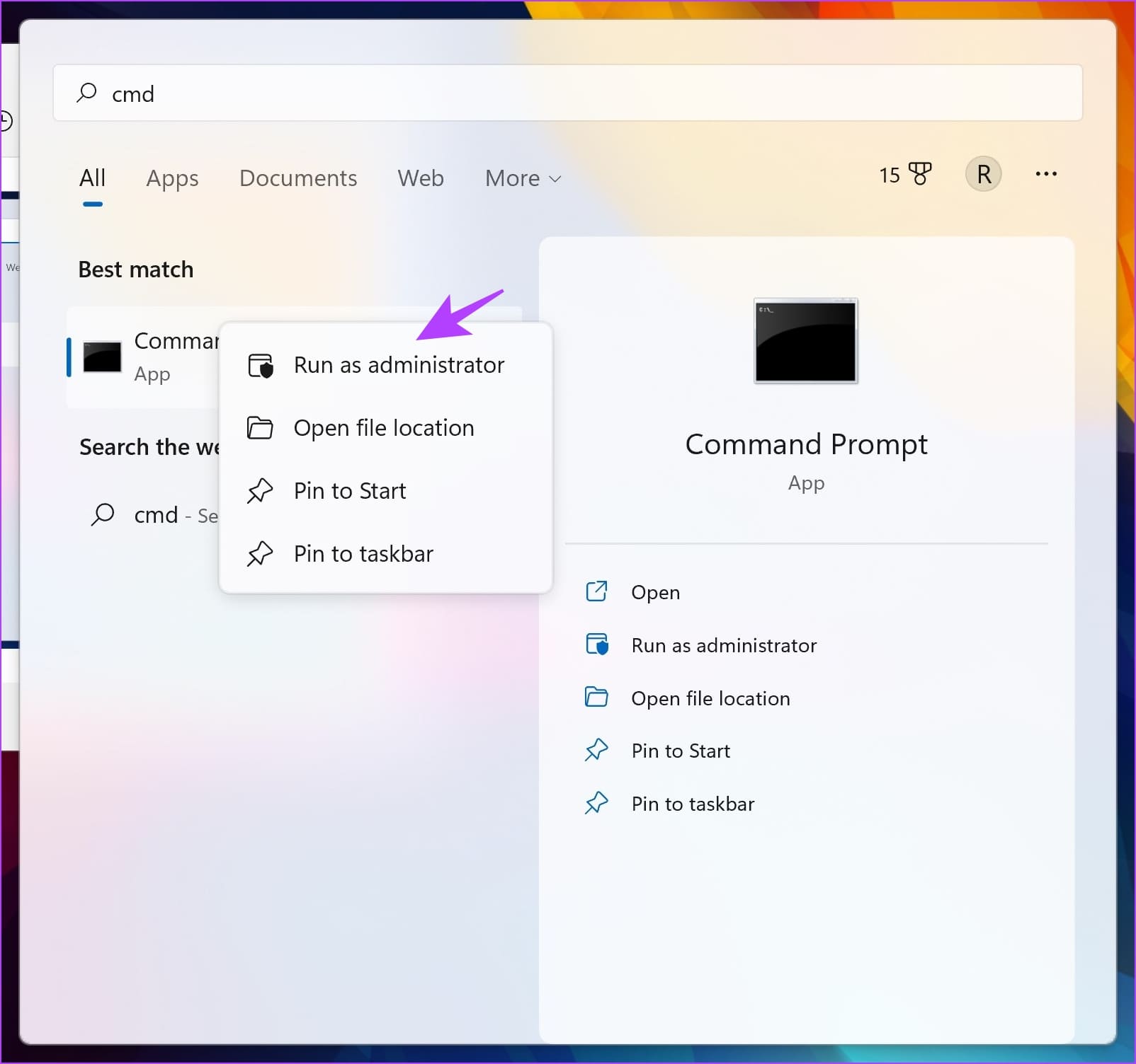Run-CMD-as-Admin كيفية استخدام SFC Scannow لإصلاح ملفات نظام Windows