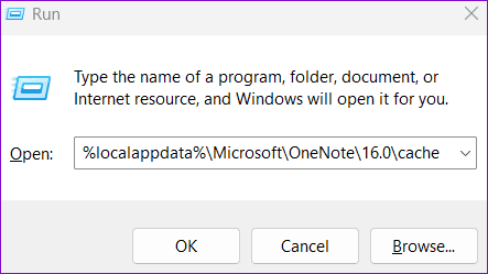 Run-Command-8 أهم 6 طرق لإصلاح تعذر تسجيل الدخول إلى Microsoft OneNote على Windows