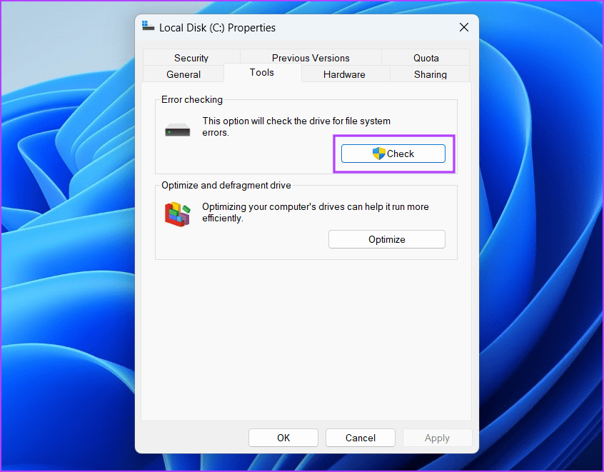 Run-a-Check-Disk-Scan-3 أفضل 8 طرق لإصلاح خطأ "استعادة النظام لم تكتمل بنجاح" على Windows