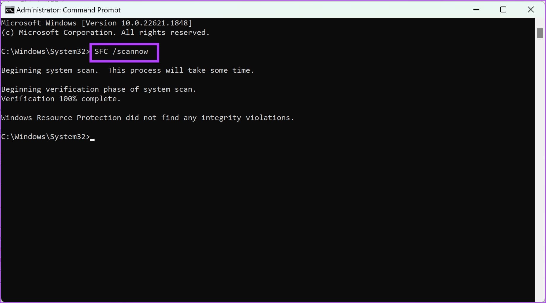 SFC-Scan كيفية استخدام SFC Scannow لإصلاح ملفات نظام Windows