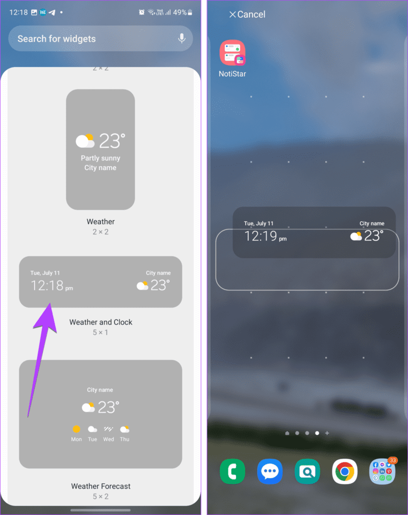 كيفية إضافة التاريخ والوقت والطقس إلى الشاشة الرئيسية - %categories