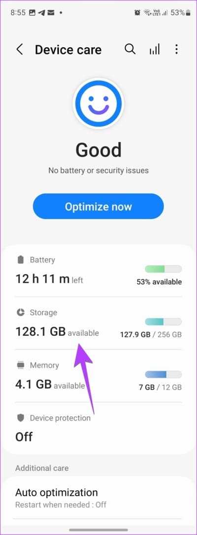 Samsung-Device-Care-Storage-566x1536-1 4 طرق لمسح ذاكرة التخزين المؤقت في هواتف Samsung Galaxy