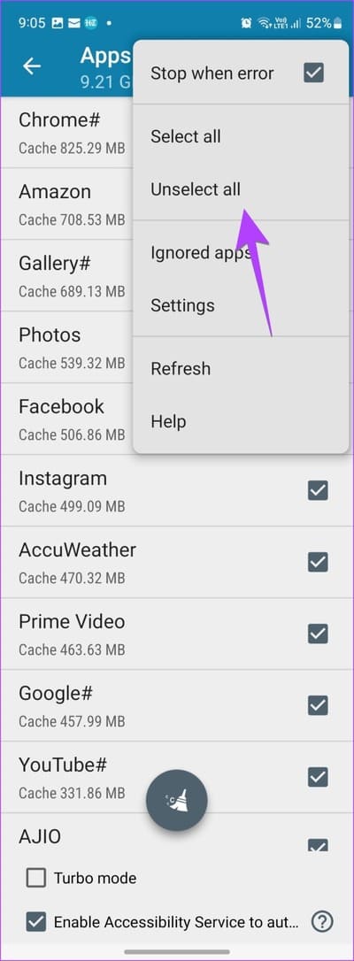 Samsung-Tool-Select-Apps-Multiple 4 طرق لمسح ذاكرة التخزين المؤقت في هواتف Samsung Galaxy