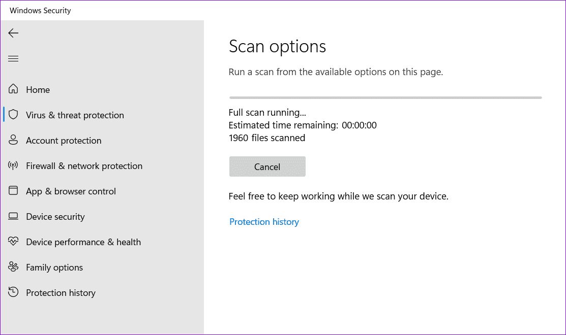 Scan-for-Malware-2 أفضل 7 طرق لإصلاح تعذر تثبيت برامج التشغيل على Windows 11