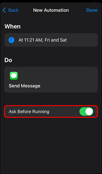 Schedule-iMessages-via-Automation-9 كيفية جدولة إرسال رسالة نصية في IMessage