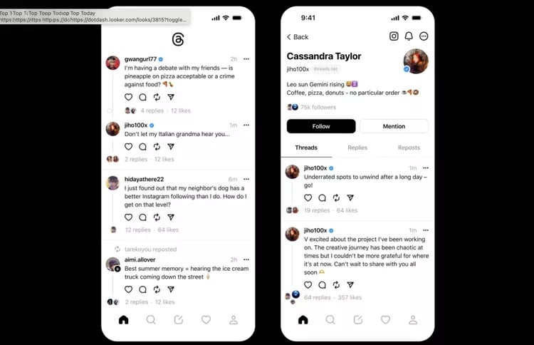 Screenshot2023-07-10at9.00.02AM- لماذا يمكن أن تكون Threads منافسة لـ Twitter وأفضل تطبيقات الوسائط الاجتماعية القادمة