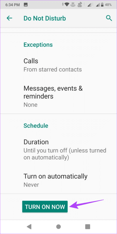Set-Up-and-Use-Do-Not-Disturb-on-Android-2 كيفية إعداد واستخدام "الرجاء عدم الإزعاج" على Android