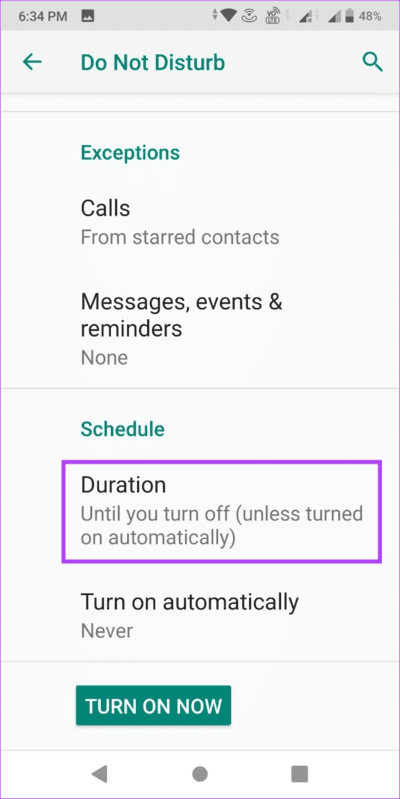 Set-Up-and-Use-Do-Not-Disturb-on-Android-6 كيفية إعداد واستخدام "الرجاء عدم الإزعاج" على Android