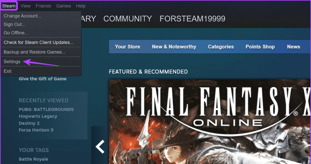 Settings-7-e1688656166744 أفضل 5 طرق لإصلاح خطأ Steam Cloud على Windows 11