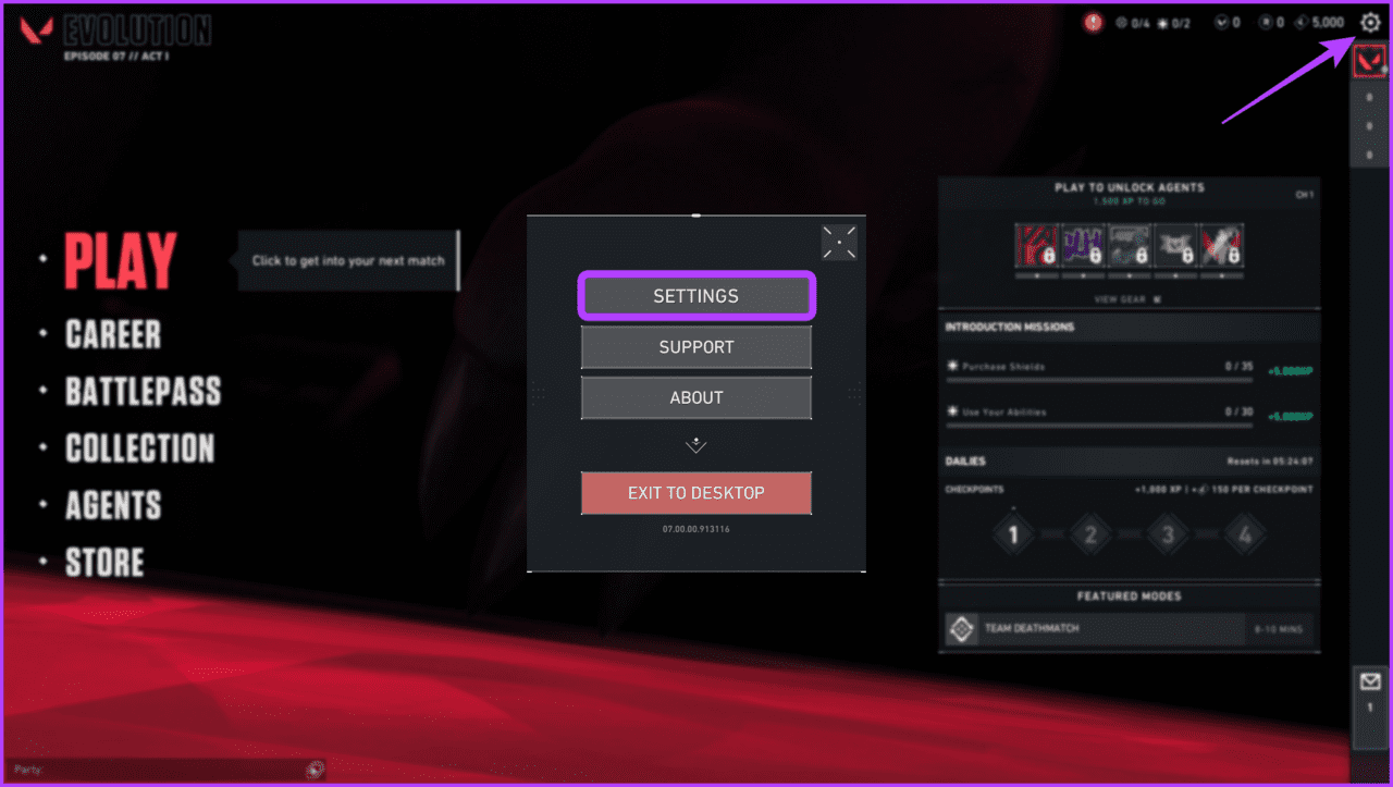 Settings-8 كيفية إصلاح عدم عمل الميكروفون في المحادثة الصوتية Valorant على Windows