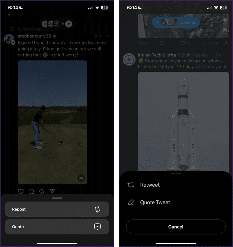 Sharing-Features Twitter مقابل Threads من Instagram: ما هي الاختلافات
