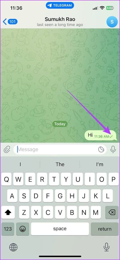 Single-Tick-on-Telegram 7 طرق لمعرفة ما إذا قام شخص ما بحظرك على Telegram