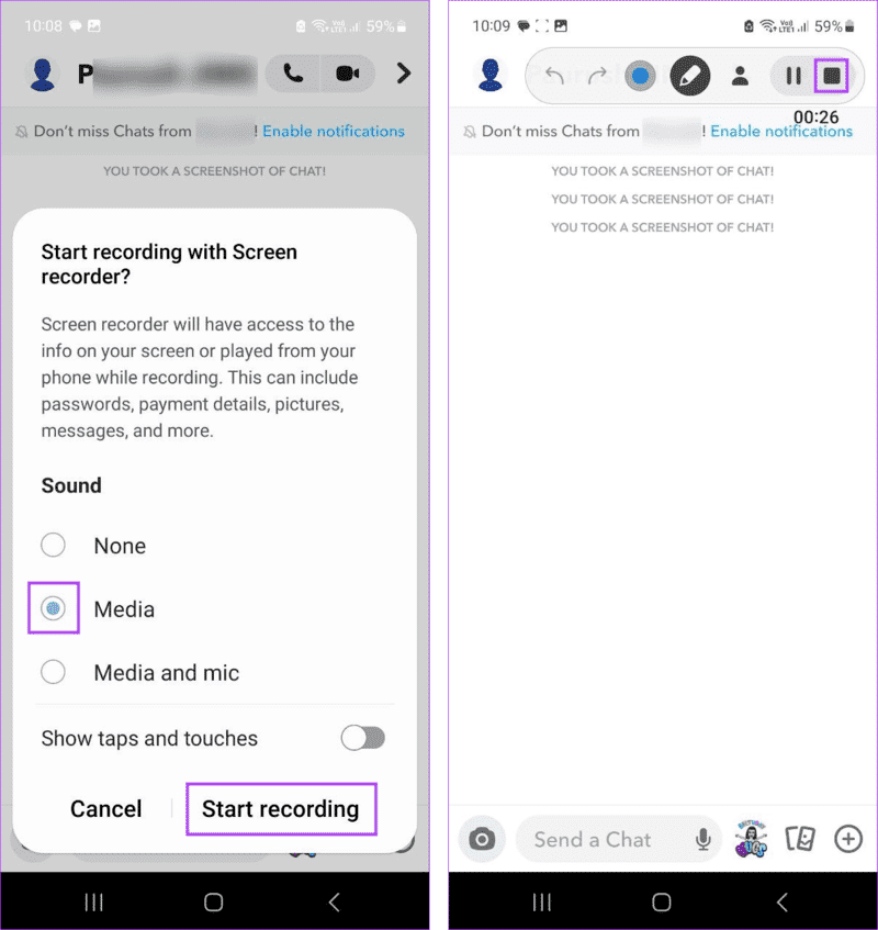 Take-a-Screenshot-on-Snapchat-Without-Them-Knowing-8 8 طرق لالتقاط لقطة شاشة على Snapchat بسرية دون علم أحد