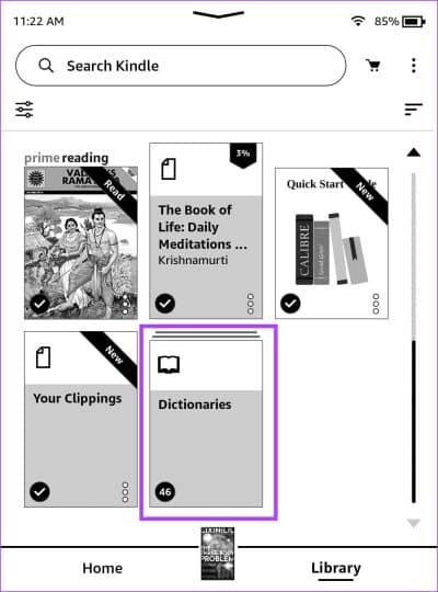 Tap-on-Dictionaries-e1688665871495 كيفية استخدام القاموس في أي جهاز Kindle: دليل شامل