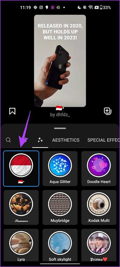 Tap-on-Effect كيفية تحرير Reels باستخدام محرر Instagram المدمج