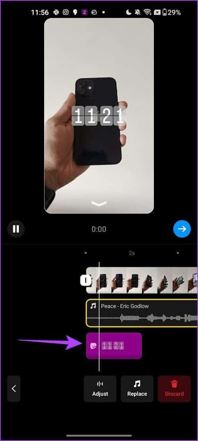 Tap-the-Sticker كيفية تحرير Reels باستخدام محرر Instagram المدمج